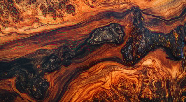 Abstract Aerial View of a Colorful Geological Formation photo