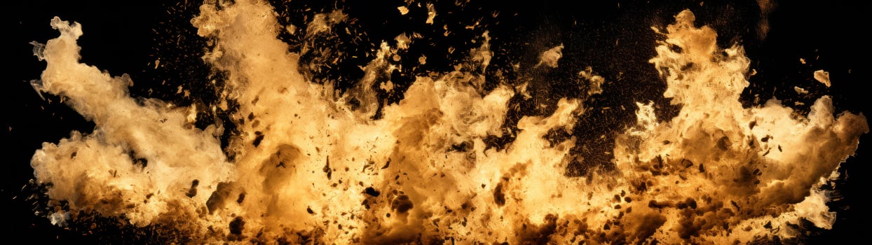 a fire with sparks and smoke photo