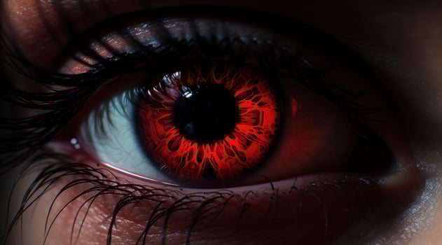 a close up of an eye photo