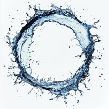 a water splashing in a circle photo