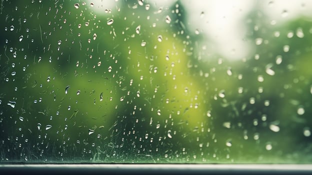 water drops on a window photo