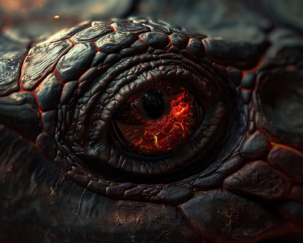 a close up of an eye photo