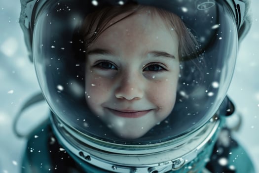 a child in a space suit photo