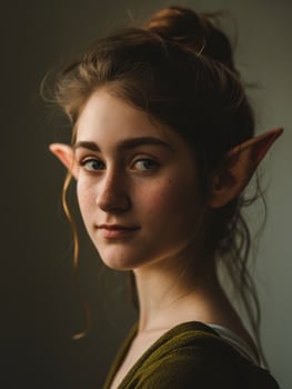 a woman with elf ears photo