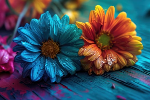 a close up of flowers photo