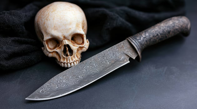 Skull and Knife photo