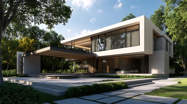 Stunning Contemporary Property Photographed in Vibrant High-Resolution Real Estate Imagery photo