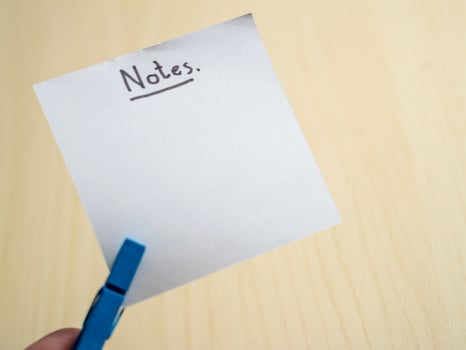 Maximizing home office productivity minimalist note organization for visual efficiency photo