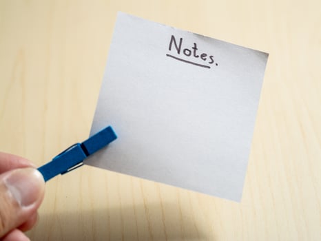 Boost your productivity creating effective notes for home office development photo