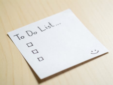 Effective task management tips for home office productivity and goal setting photo