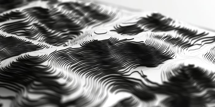 Abstract Monochrome Topographic Map Design Architectural Engineering Blueprint Background photo
