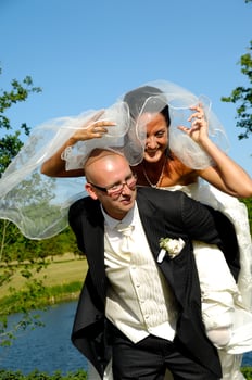 Bride and groom photo