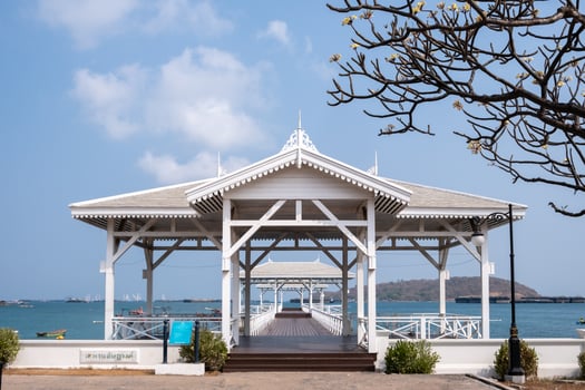 Atsadang Bridge view point at Koh Sichang , Chonburi province, Thailand. photo