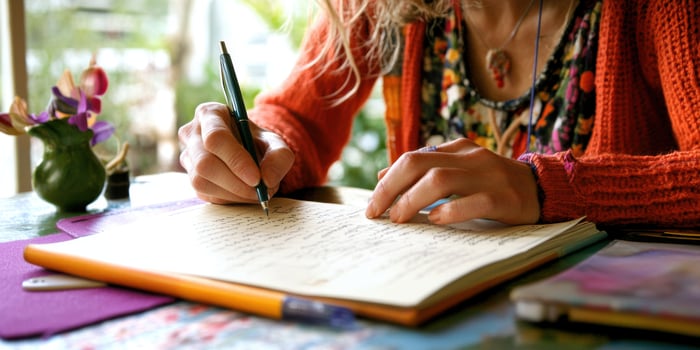Engage in a Creative Writing Session that draws inspiration from the beauty of nature photo