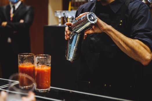 Making a cocktail photo