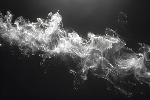 Abstract Smoke Swirls on Dark Background - Ideal for Design and Art Projects photo