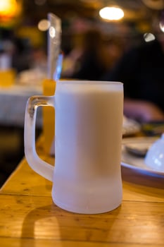 Frozen beer mug photo