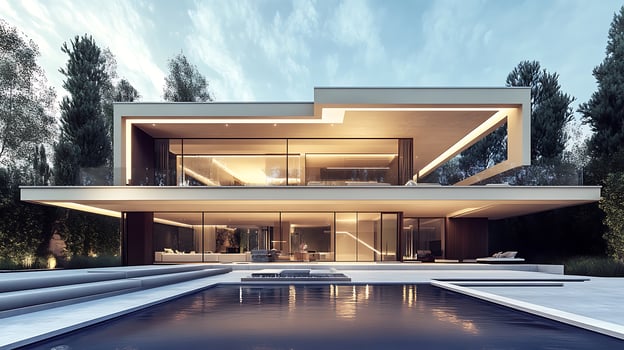 Exceptional Modern House with Luxurious and Detailed Design photo