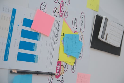 businessman working data document graph chart report marketing research development planning management strategy analysis financial accounting. Business office concept. photo