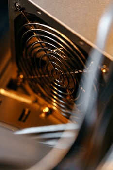 Computer parts close up photo abstract background