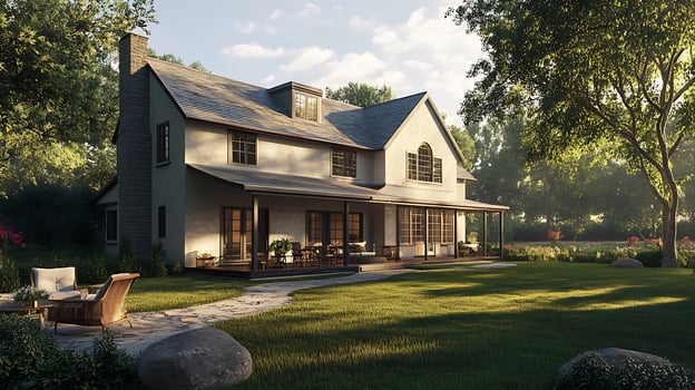 Sophisticated Family Home Offering Modern Aesthetics and Practical Comfort photo
