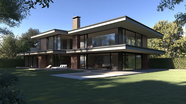 Elegant Modern House Design for Comfortable and Sophisticated Family Living photo