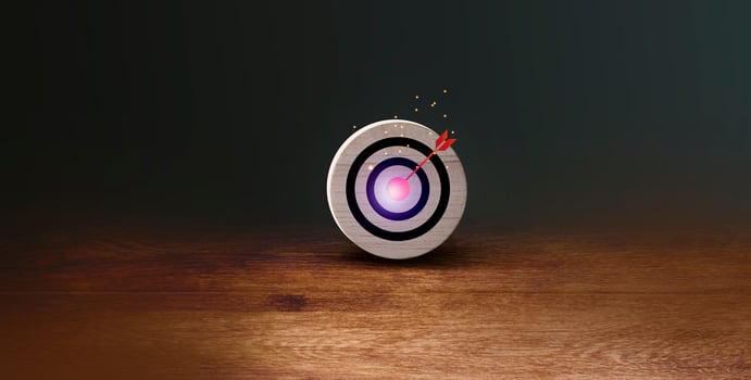Setup objectives and target for business investment concept, Digital marketing photo