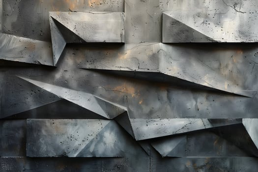 Abstract Geometric Concrete Art with Modern Triangular Patterns for Design Prints photo