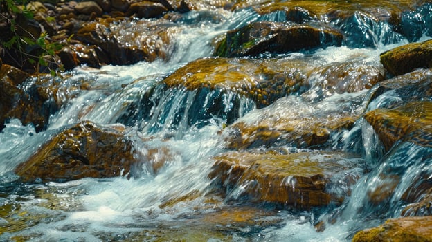 A small stream of water photo