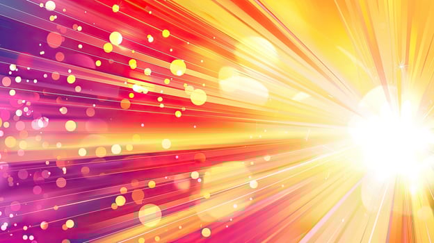 Abstract background with bright light and bokeh photo