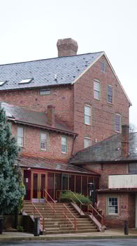 The houses view located in the USA town or countryside photo