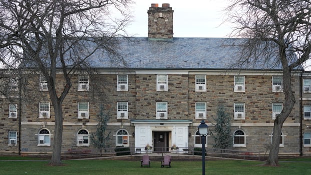 The beautiful campus view in the Ursinus college of the USA photo
