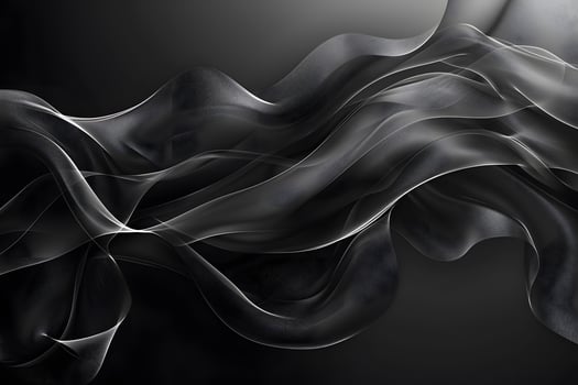 Abstract Black and White Flowing Waves for Modern Design and Backgrounds photo