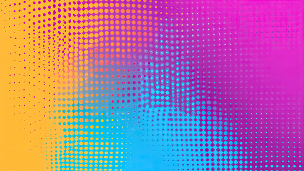 Abstract Colorful Halftone Background photo