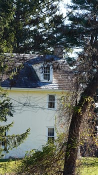 The houses view located in the USA town or countryside photo