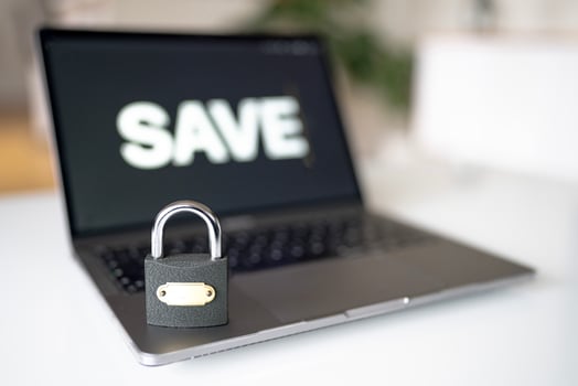 Cyber security network data protection concept. photo