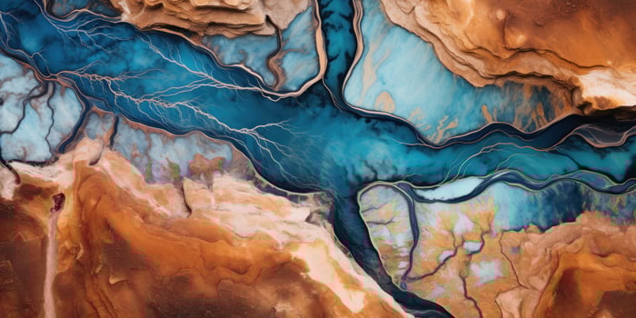 Vibrant Geological Formations photo