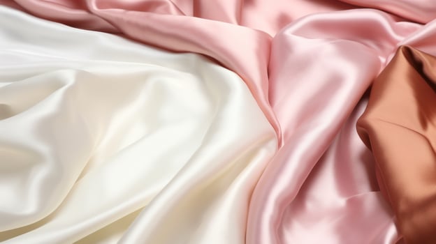Luxurious satin fabric texture photo