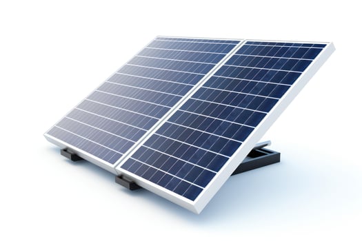 Solar panels for renewable energy photo