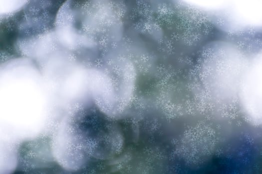 Soft blur background with snow abstract and light. photo