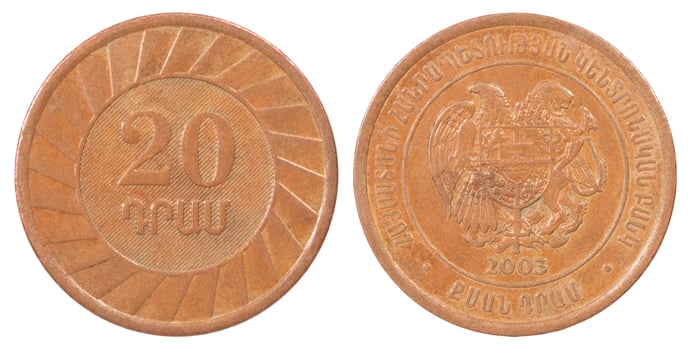 Armenian AMD coin photo