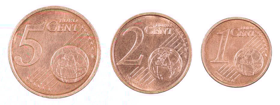 Set euro cents photo