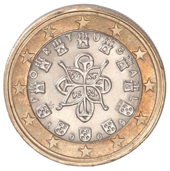 1 euro coin photo