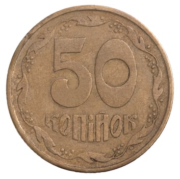 50 Ukrainian cents photo