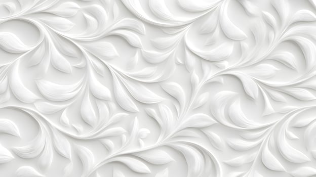 A white background with a white flower pattern photo