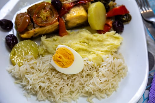 Traditional cod recipe prepared in the classic style photo