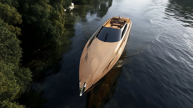 Luxurious Modern Boat photo