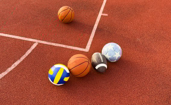 Many Sport Equipment Gear Objects And Accessories photo