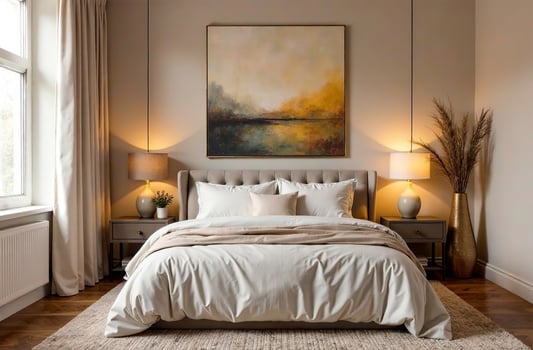 Modern Cozy Interior Bedroom Apartment, Comfortable House Design home photo