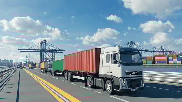 Containerized Freight on Highways, Ports Anchoring the Trade Infrastructure photo